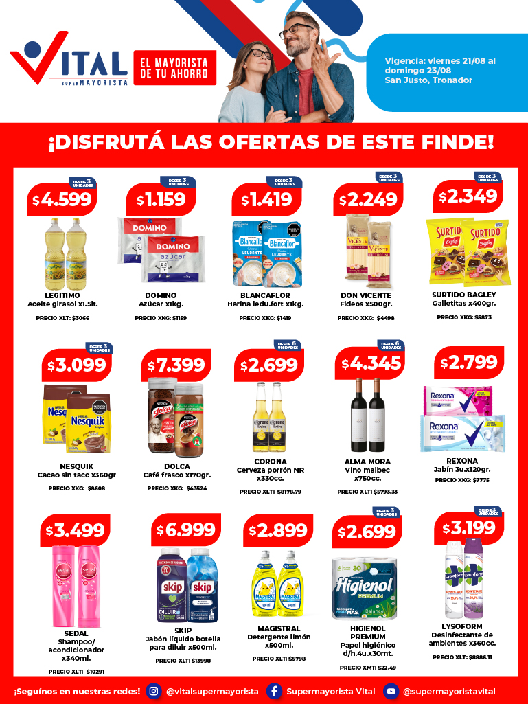 Folleto de ofertas destacadas 