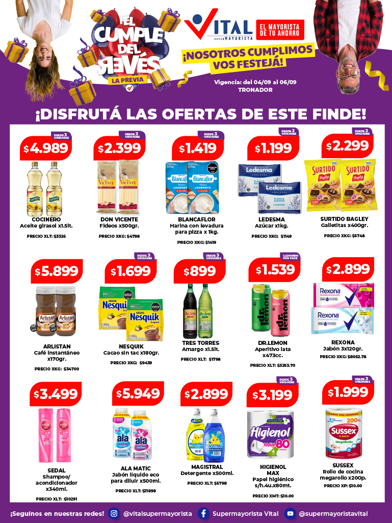 Folleto de ofertas destacadas 