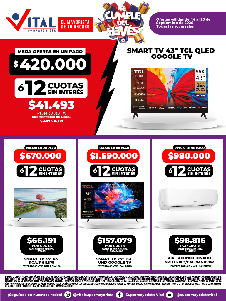 Folleto de ofertas destacadas 