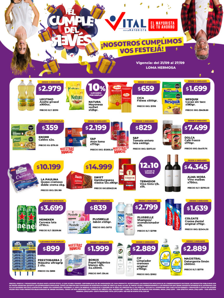 Folleto de ofertas destacadas 