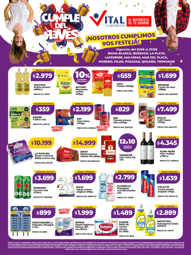 Folleto de ofertas destacadas 