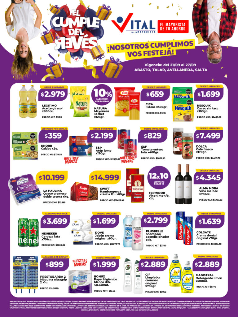 Folleto de ofertas destacadas 