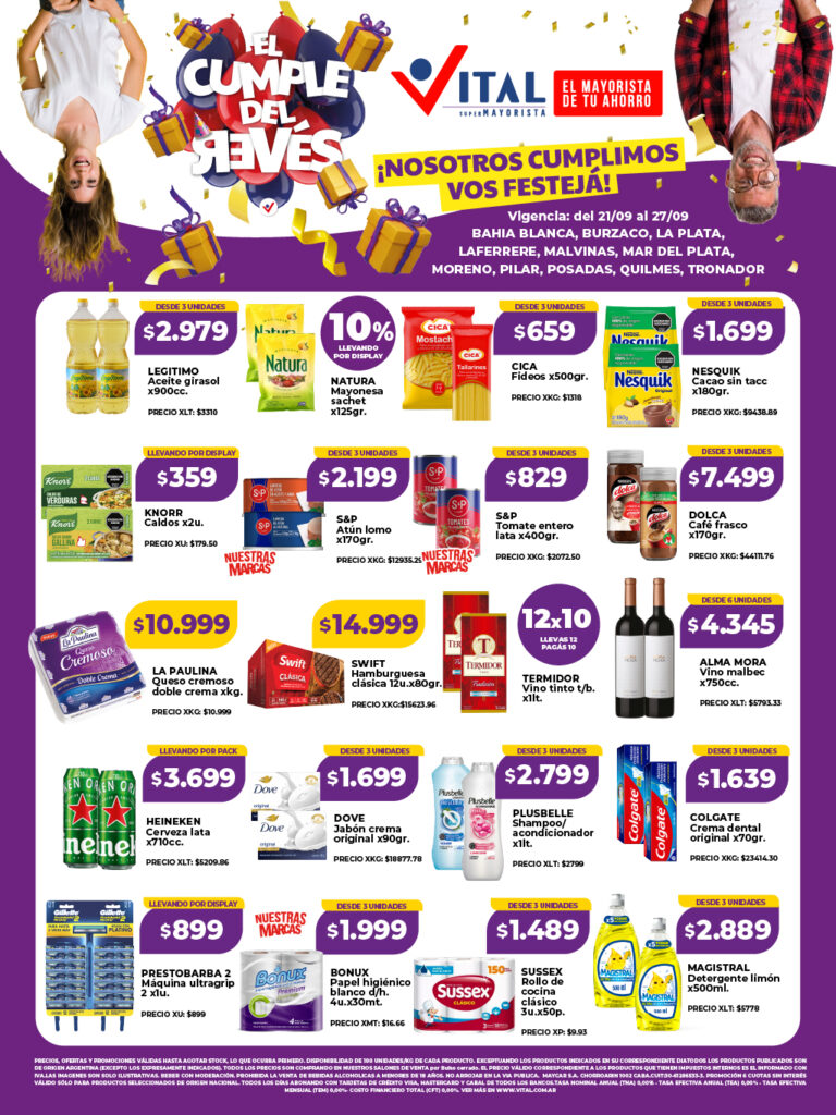 Folleto de ofertas destacadas 