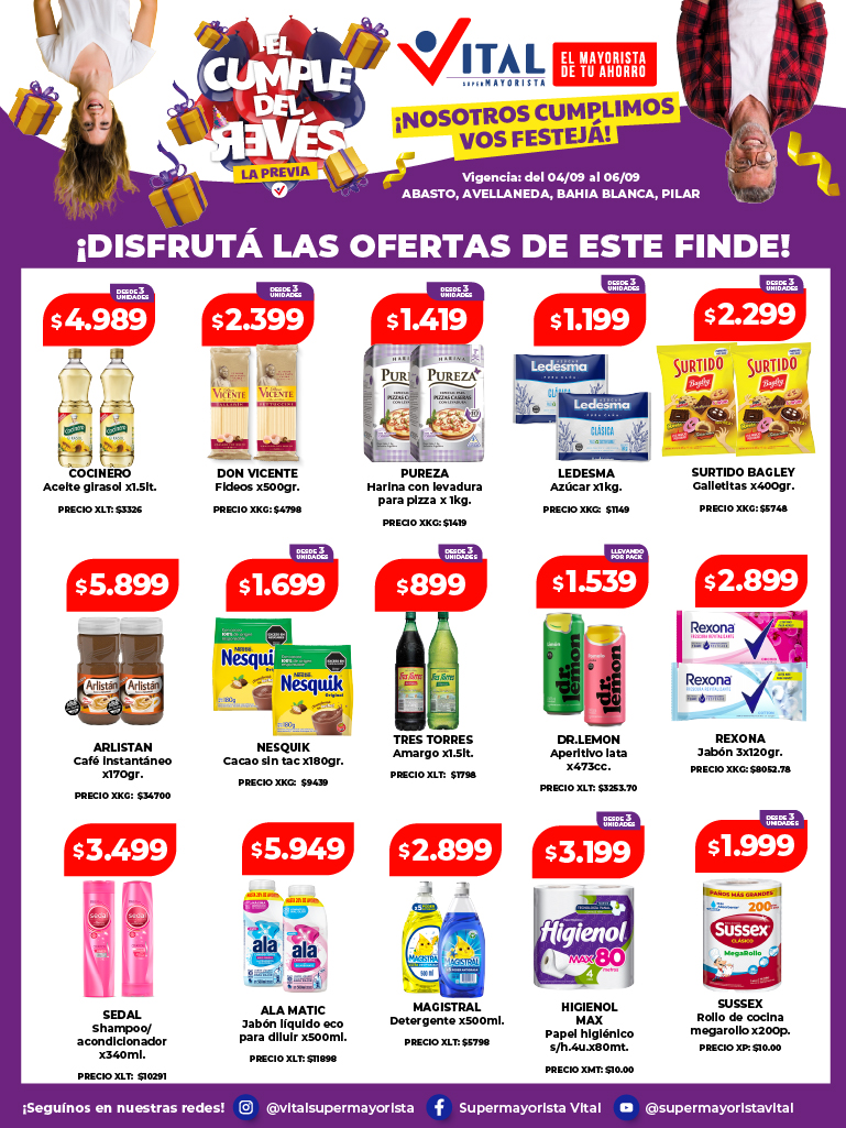 Folleto de ofertas destacadas 