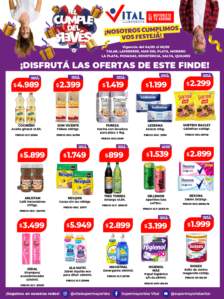 Folleto de ofertas destacadas 