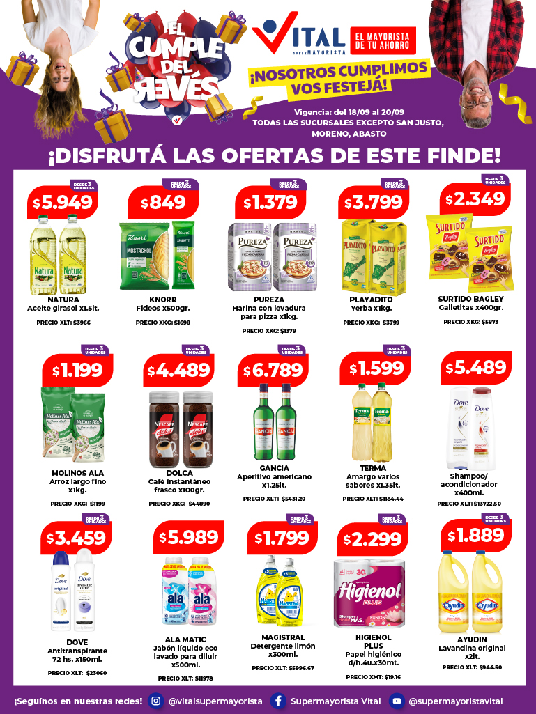 Folleto de ofertas destacadas 