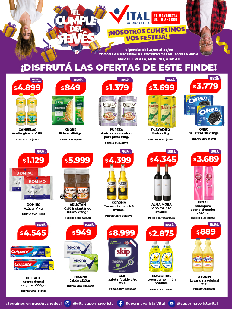 Folleto de ofertas destacadas 