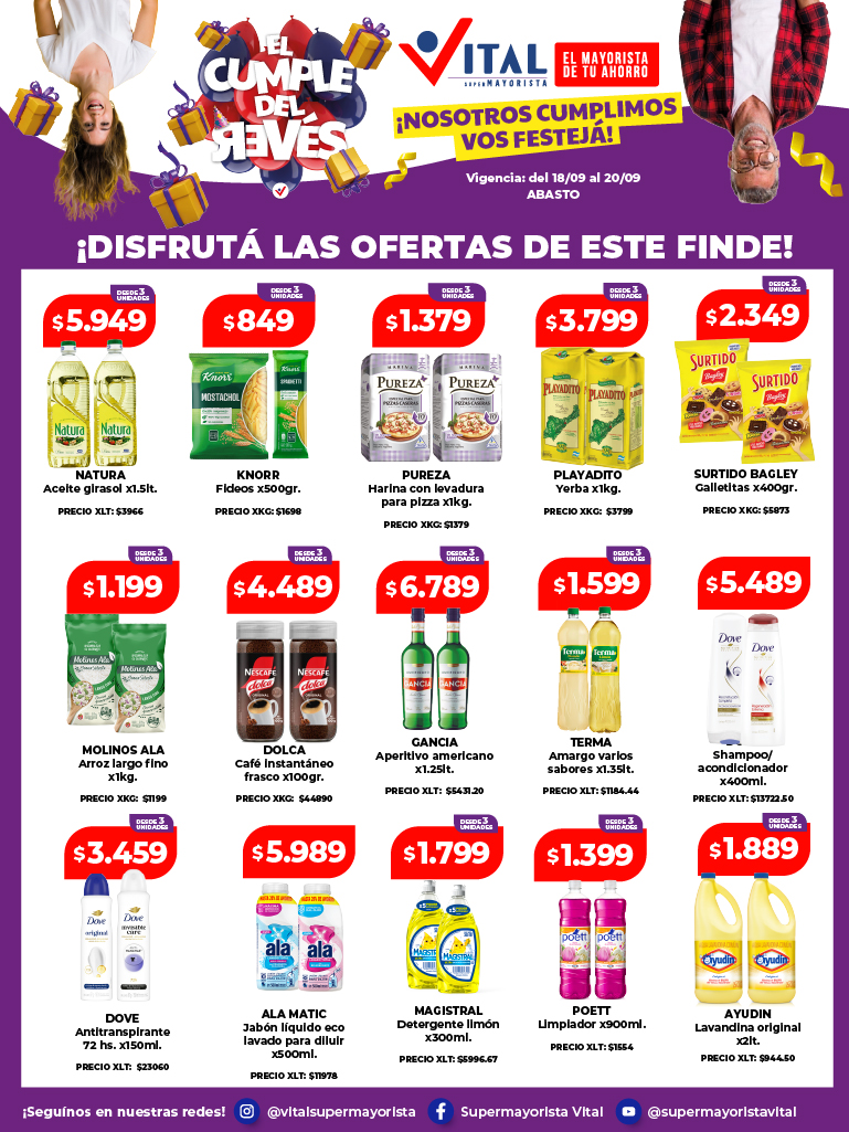 Folleto de ofertas destacadas 