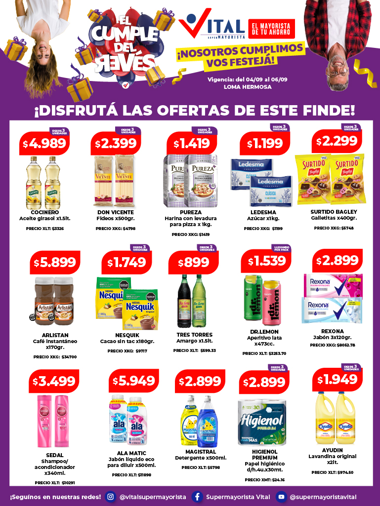 Folleto de ofertas destacadas 