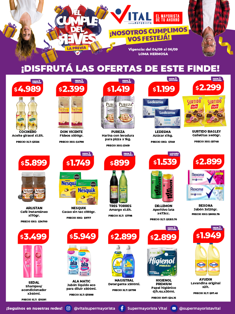 Folleto de ofertas destacadas 