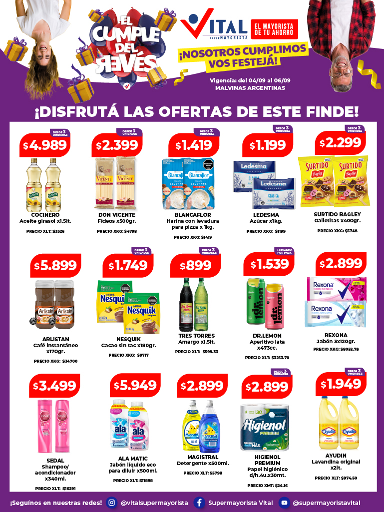 Folleto de ofertas destacadas 