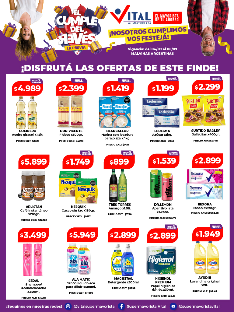 Folleto de ofertas destacadas 