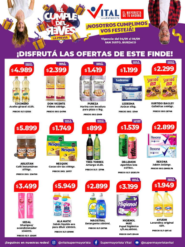 Folleto de ofertas destacadas 