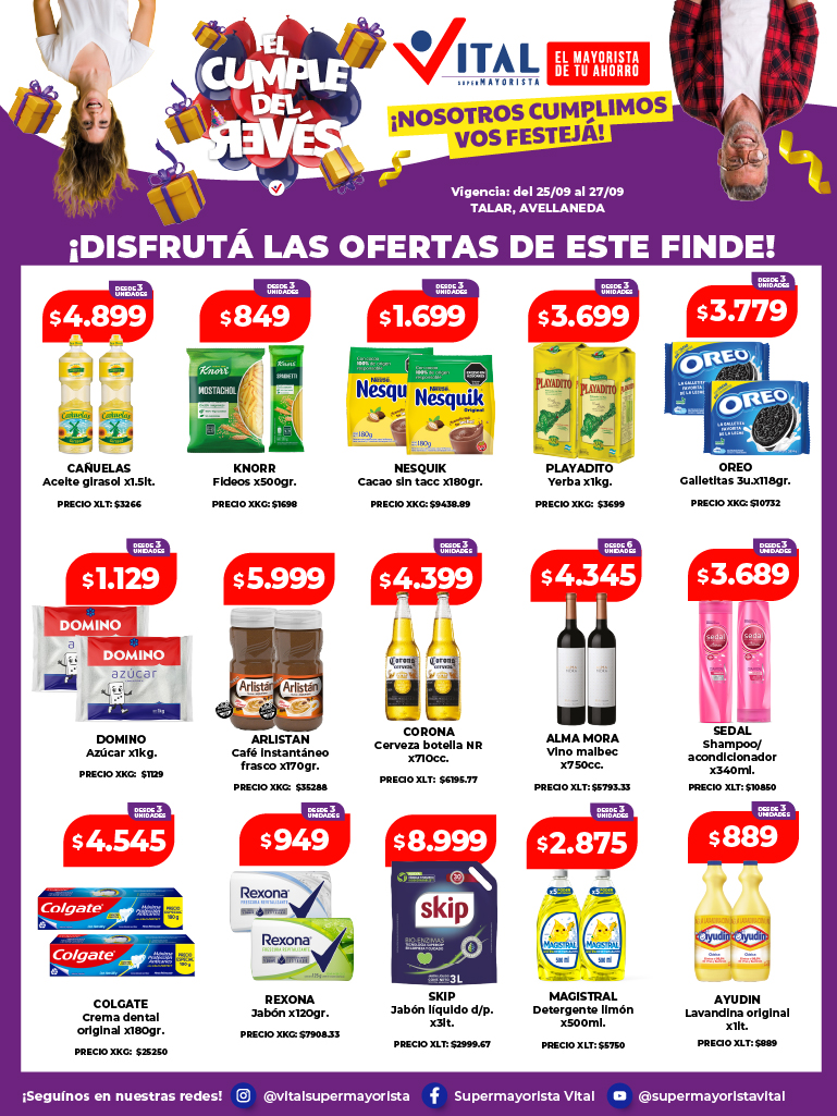 Folleto de ofertas destacadas 