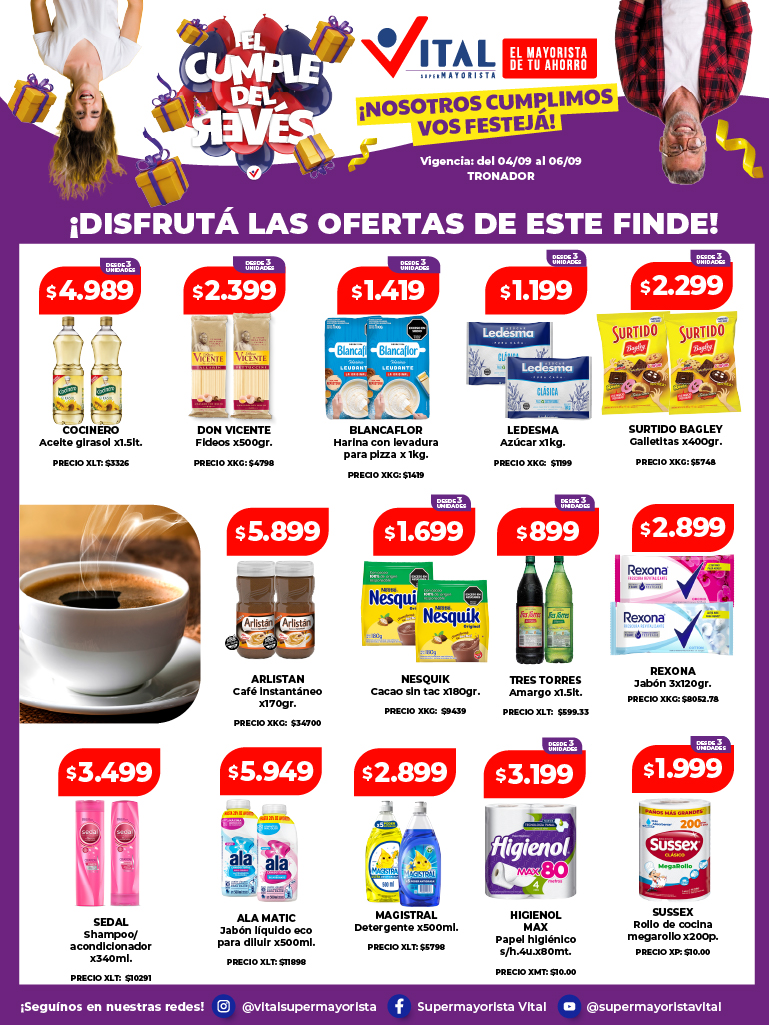 Folleto de ofertas destacadas 