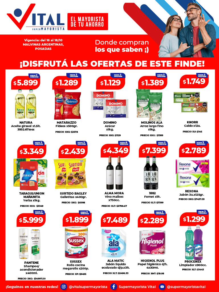 Folleto de ofertas destacadas 