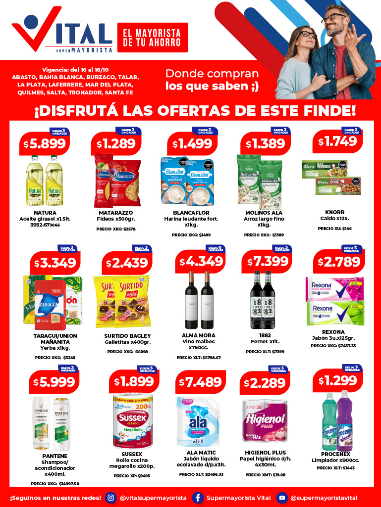 Folleto de ofertas destacadas 