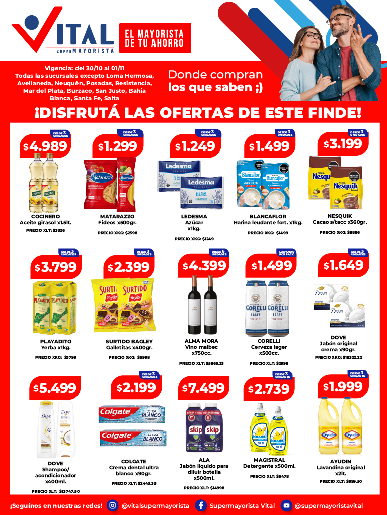 Folleto de ofertas destacadas 