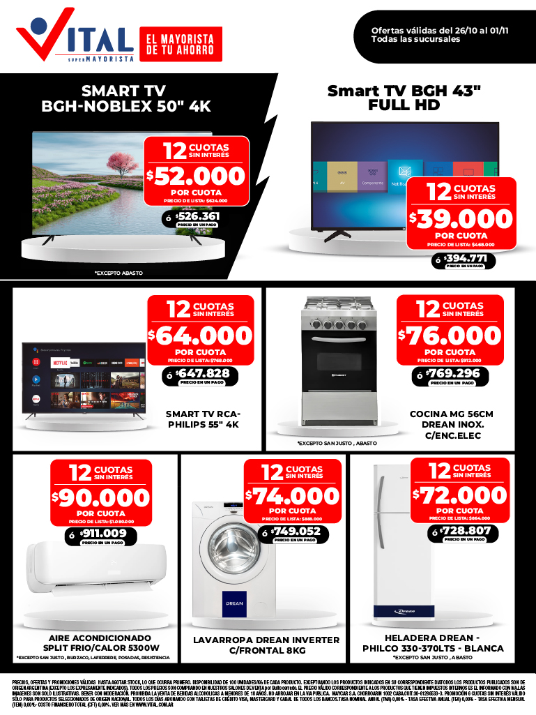 Folleto de ofertas destacadas 