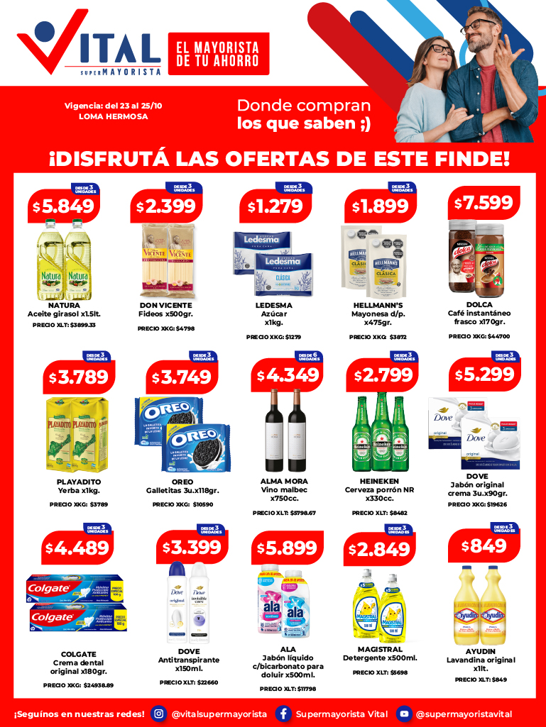 Folleto de ofertas destacadas 