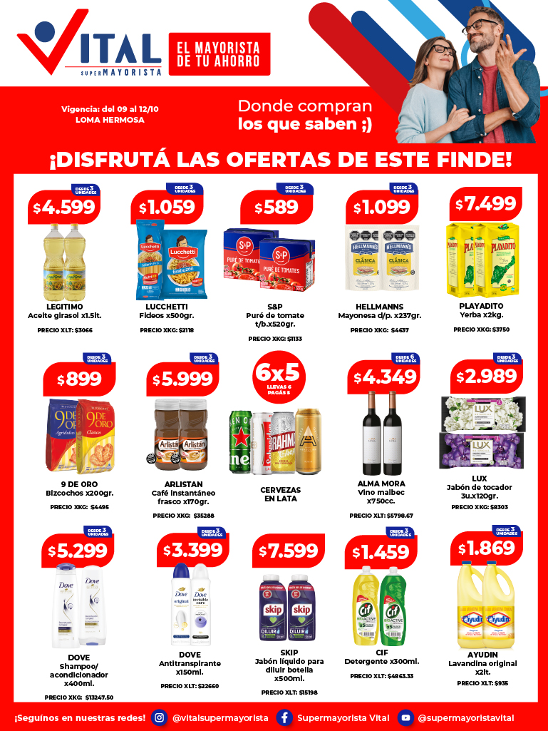 Folleto de ofertas destacadas 