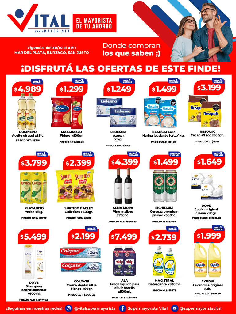 Folleto de ofertas destacadas 