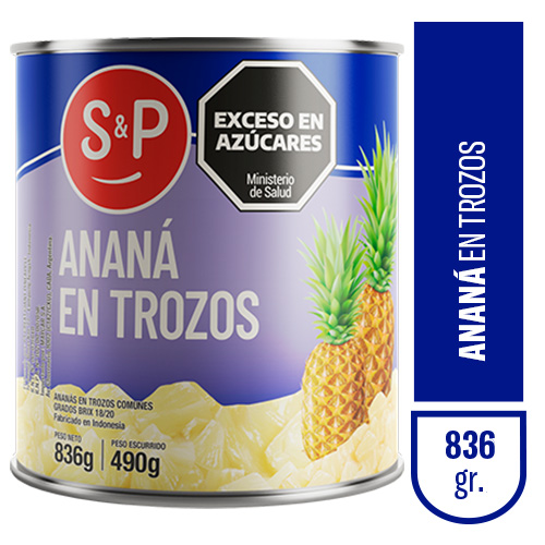 Anana S&P en trozos x836gr