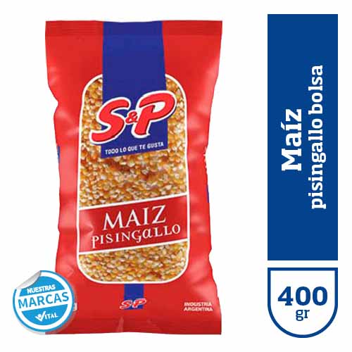 Maiz S&P pisingallo bolsa x400gr