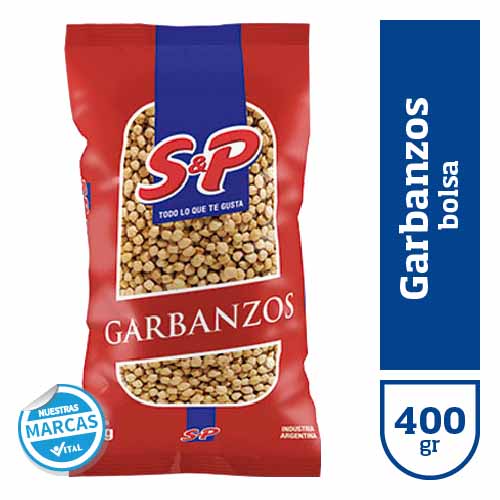 Garbanzos S&P bolsa x400gr