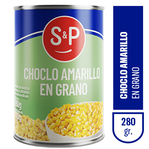 Choclo amarillo S&P grano a/f.x280gr