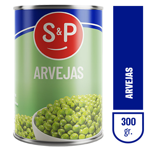 Arveja S&P seca remojada lata x300gr