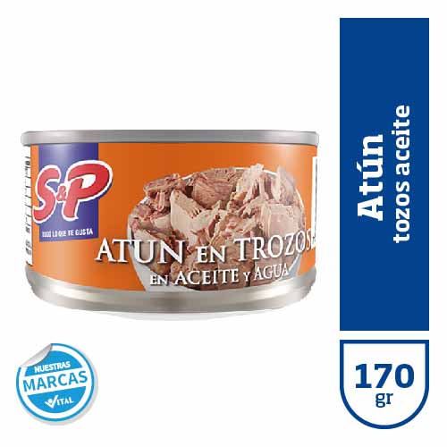 Atun S&P trozos en aceite x170gr