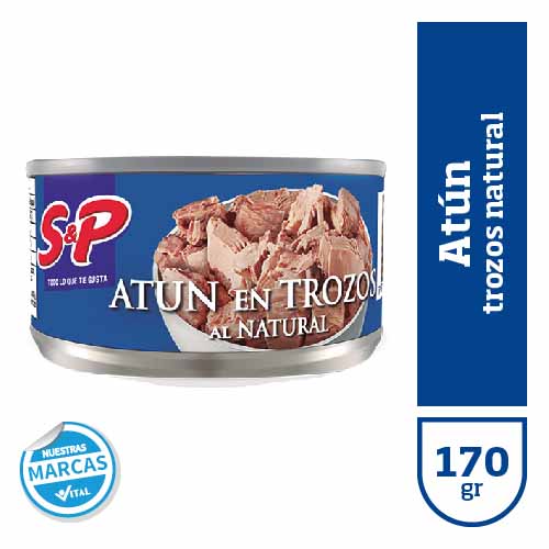 Atun S&P trozos al natural x170gr