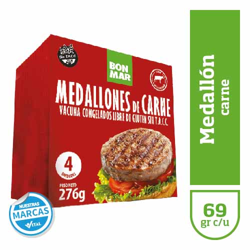 Medallon carne BONMAR 4ux69gr