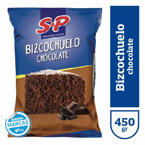 Bizcochuelo S&P chocolate x450gr