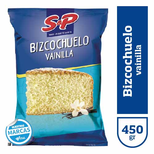 Bizcochuelo S&P vainilla x450gr
