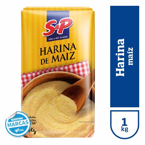 Harina de maiz S&P x1kg