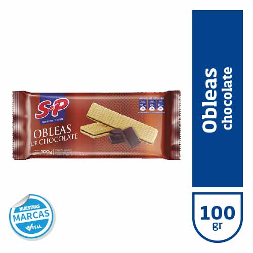 Obleas S&P chocolate x100gr