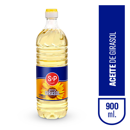 Aceite girasol S&P pet x 900cc