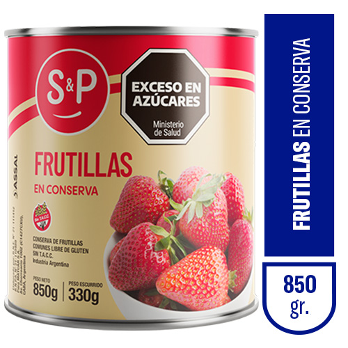 Frutilla S&P enteras x850gr