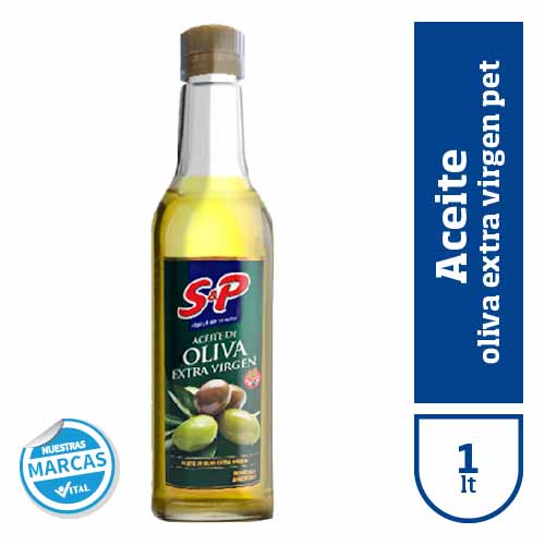 Aceite oliva S&P ext. Virgen pet x1lt