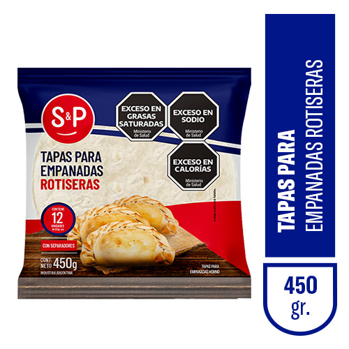 Tapa empanada S&P rotisera x450gr