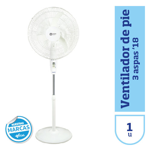 VENTILADOR de pie 3 aspas 18″