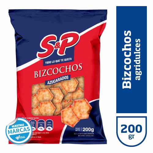 Bizcochos S&P agridulces x200gr